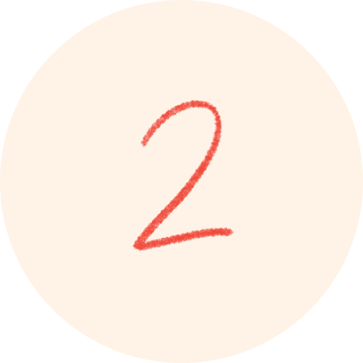 icon displaying the number two